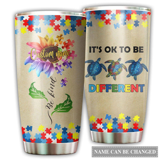 Autism Awareness Turtle 20 Oz Tumbler For Travel Gifts