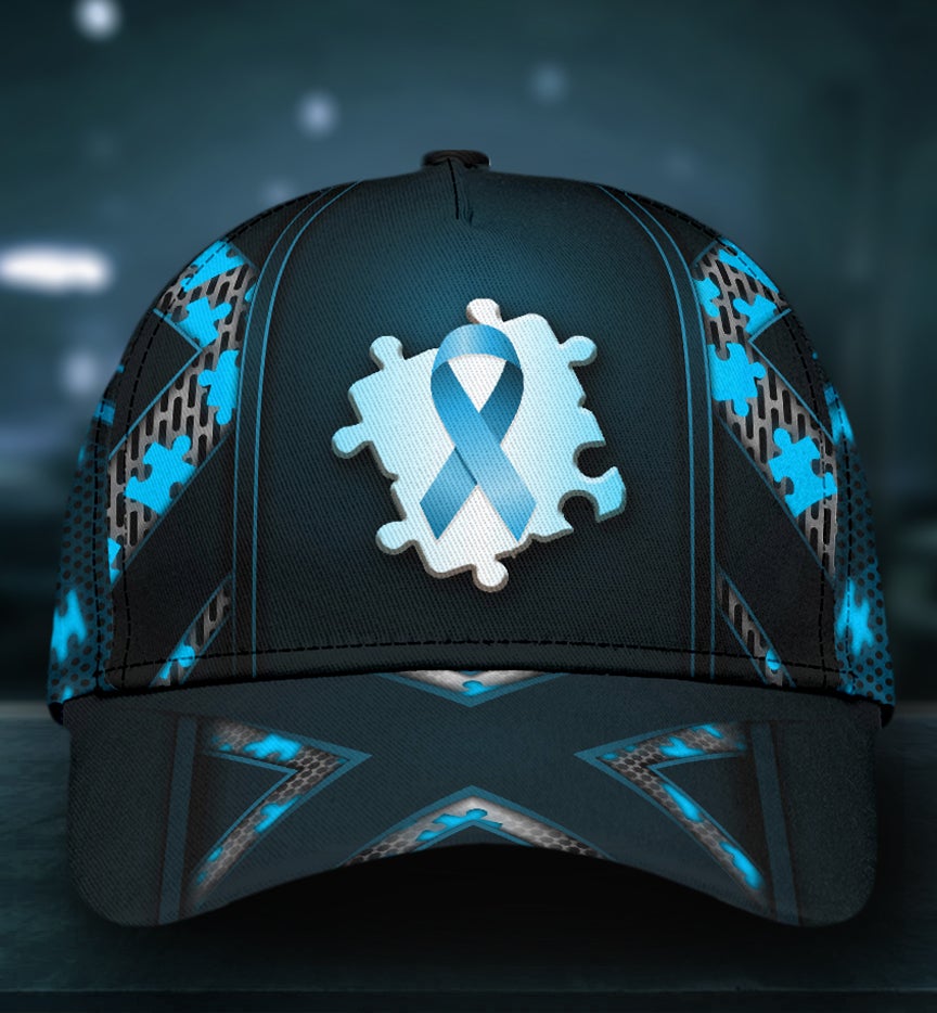 Autism Awareness Blue Support Style – Classic Cap