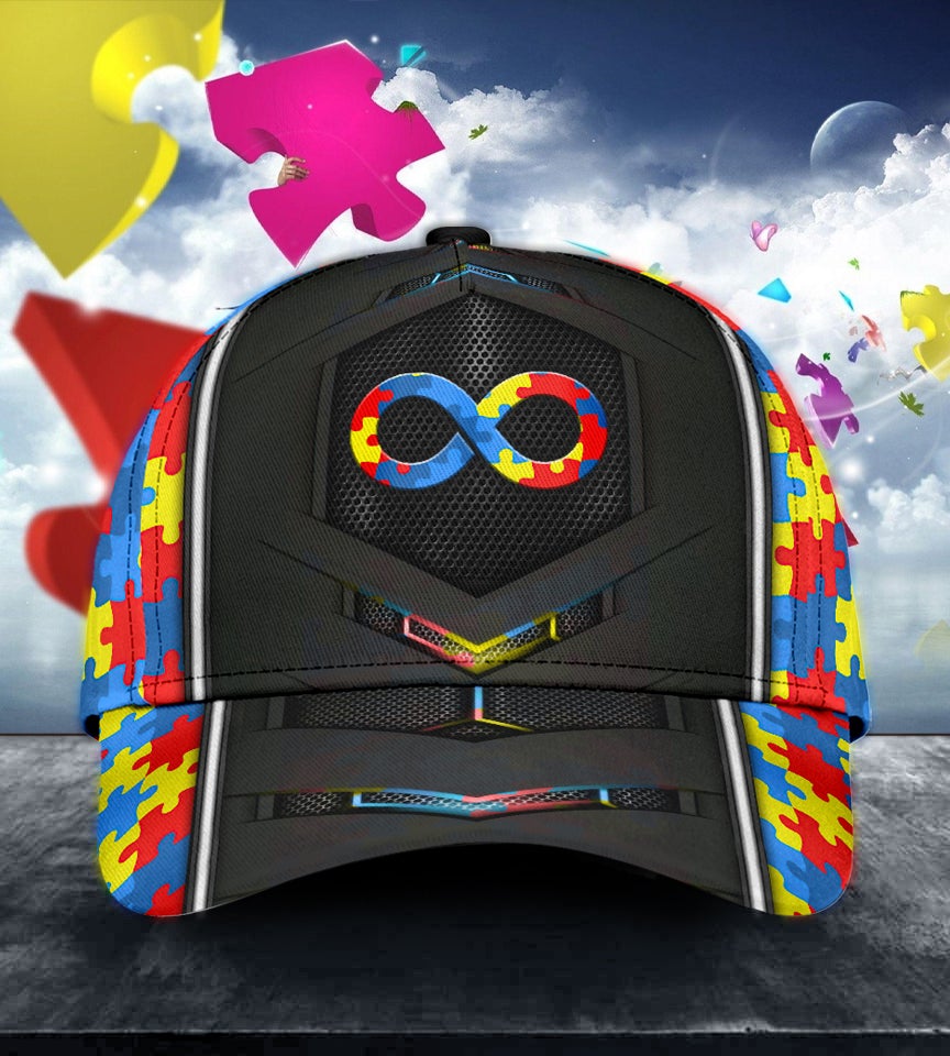 Autism Awareness Carbon Support Style – Classic Cap