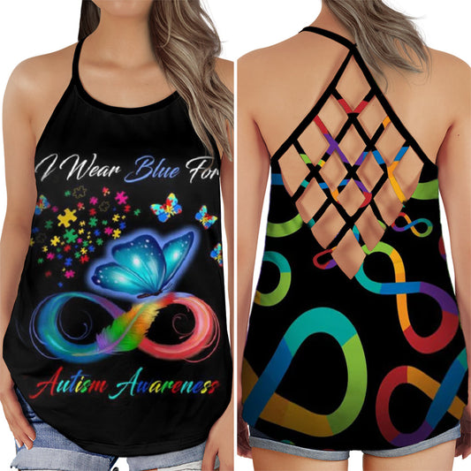Autism Wear Blue Awareness – Hollow Tank Top