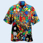 Autism Awareness It’s Ok To Be Different Dad And Son - Hawaiian Shirt
