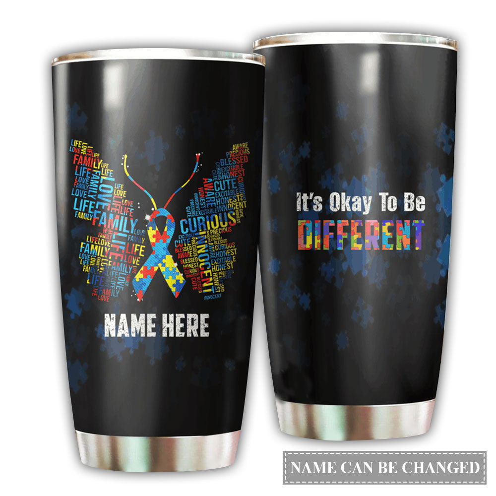 Autism Awareness Personalized 20 Oz Tumbler For Travel Gifts
