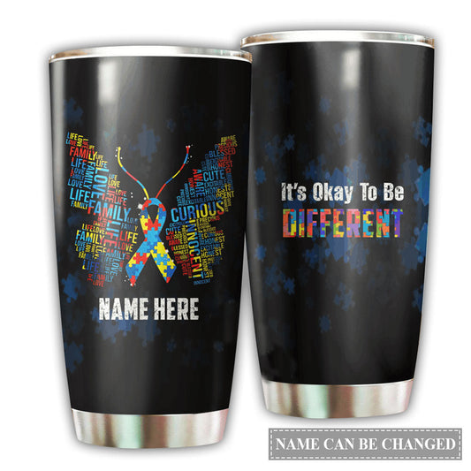 Autism Awareness Personalized 20 Oz Tumbler For Travel Gifts