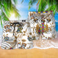 Autism Boxer Tropical Floral Art – Beach Short