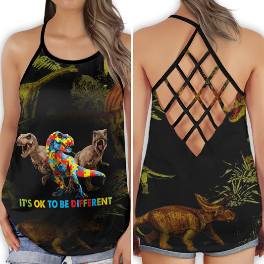 Autism Love Life Support Awareness Positive Message - Hollow Tank Top