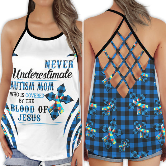 Autism Faith Love Message – Hollow Tank Top