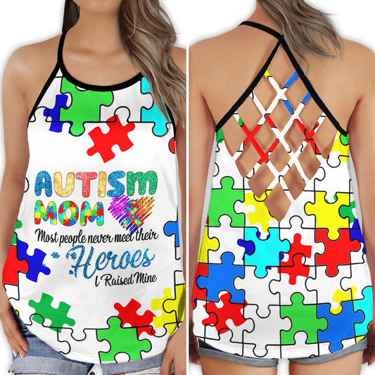 Autism Mom Heroes Love – Hollow Tank Top