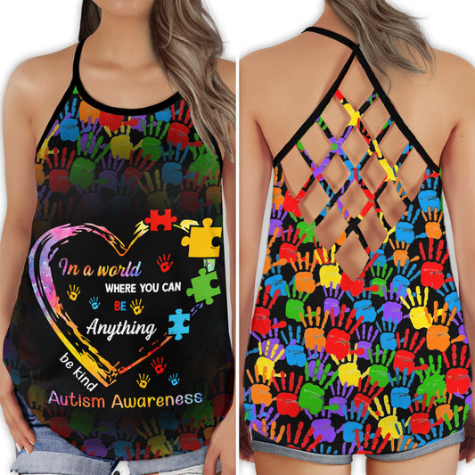 Autism Be Kind Awareness – Hollow Tank Top