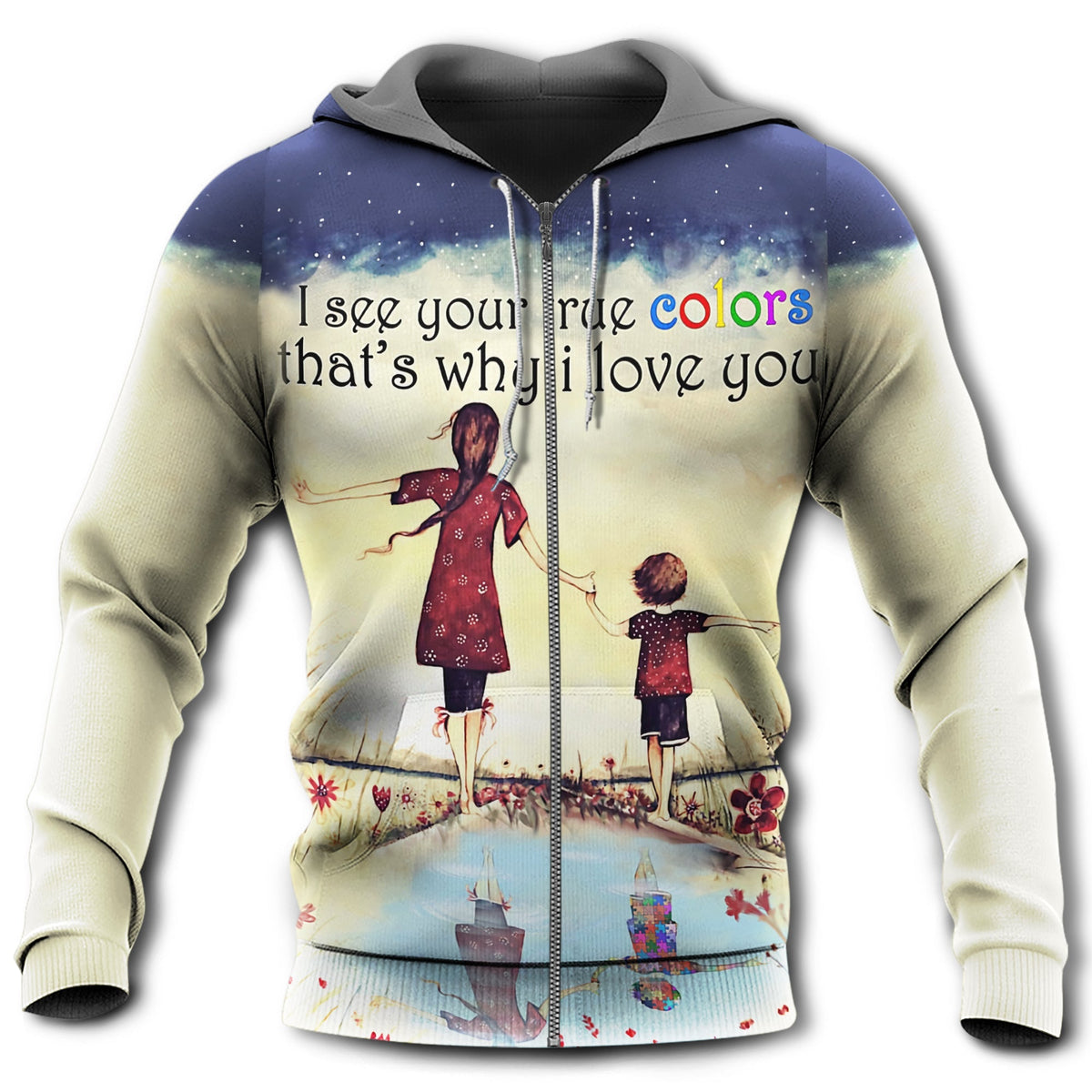 Autism True Colors Style - 3D Hoodie