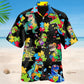 Autism Dinosaur Black Style – Hawaiian Shirt