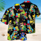 Autism Dinosaur Black Style – Hawaiian Shirt