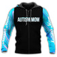 Autism Mom To The Moon Personalized - 3D Hoodie