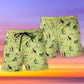 Happy Avocado Playful – Beach Short