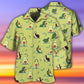 Happy Avocado Cute Fun Art - Hawaiian Shirt