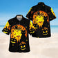 Awesome Black Cat Pumpkin Halloween – Hawaiian Shirt