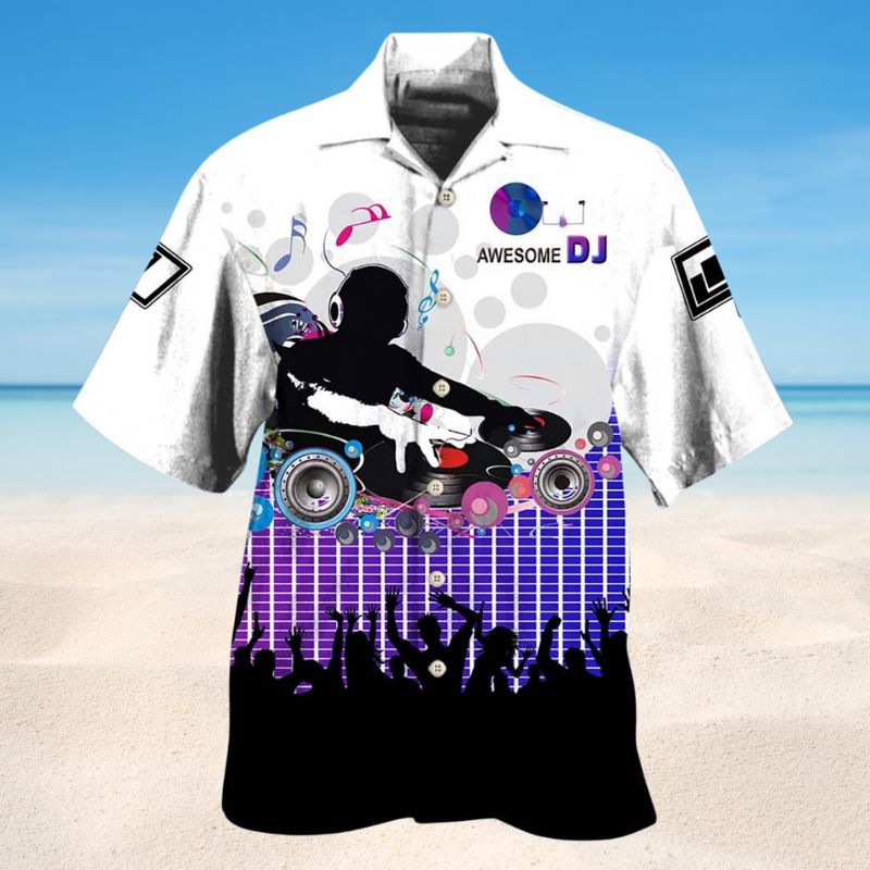 Awesome DJ Sound Remix Style – Hawaiian Shirt