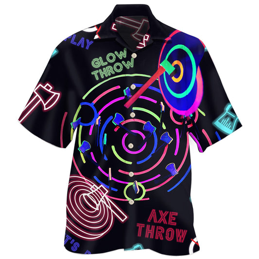 Axe Throwing Strength Sport - Hawaiian Shirt