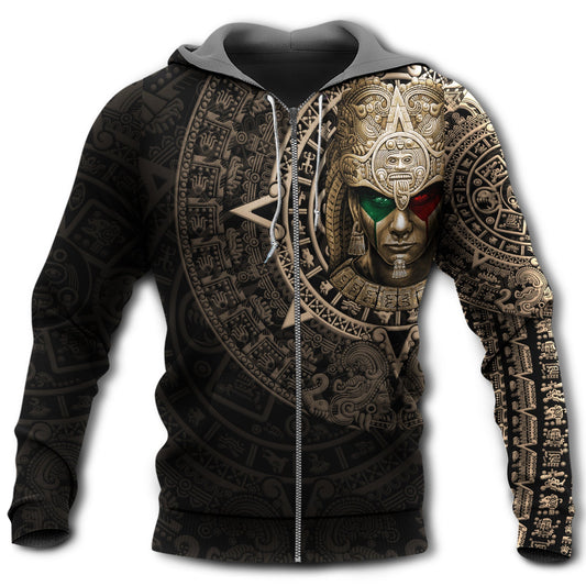 Aztec Mexican Art Style - 3D Hoodie