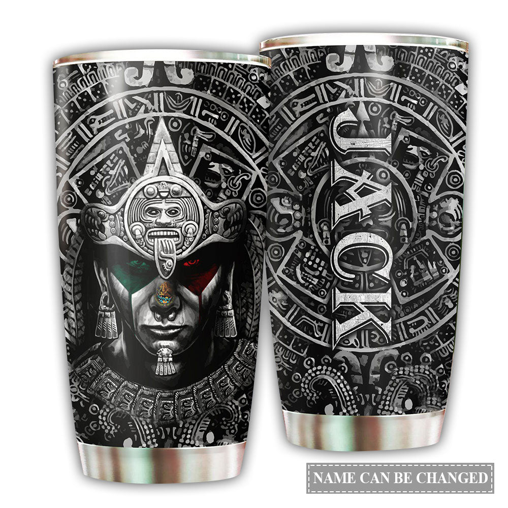 Aztec Mexico Personalized 20 Oz Tumbler For Coffee Travel And Daily Use
