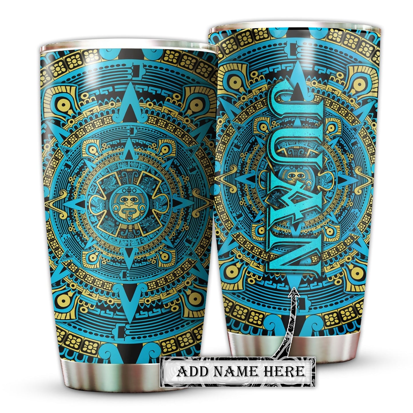 Aztec Mexico With Green Personalized 20 Oz Tumbler