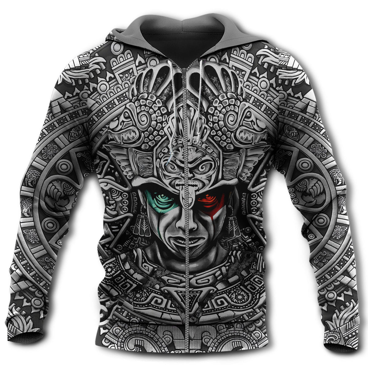 Aztec Warrior Powerful Art - 3D Hoodie