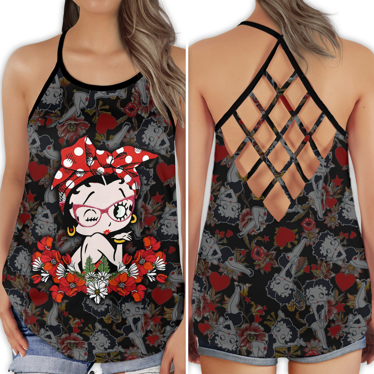 Cute Love Character Theme – Hollow Tank Top