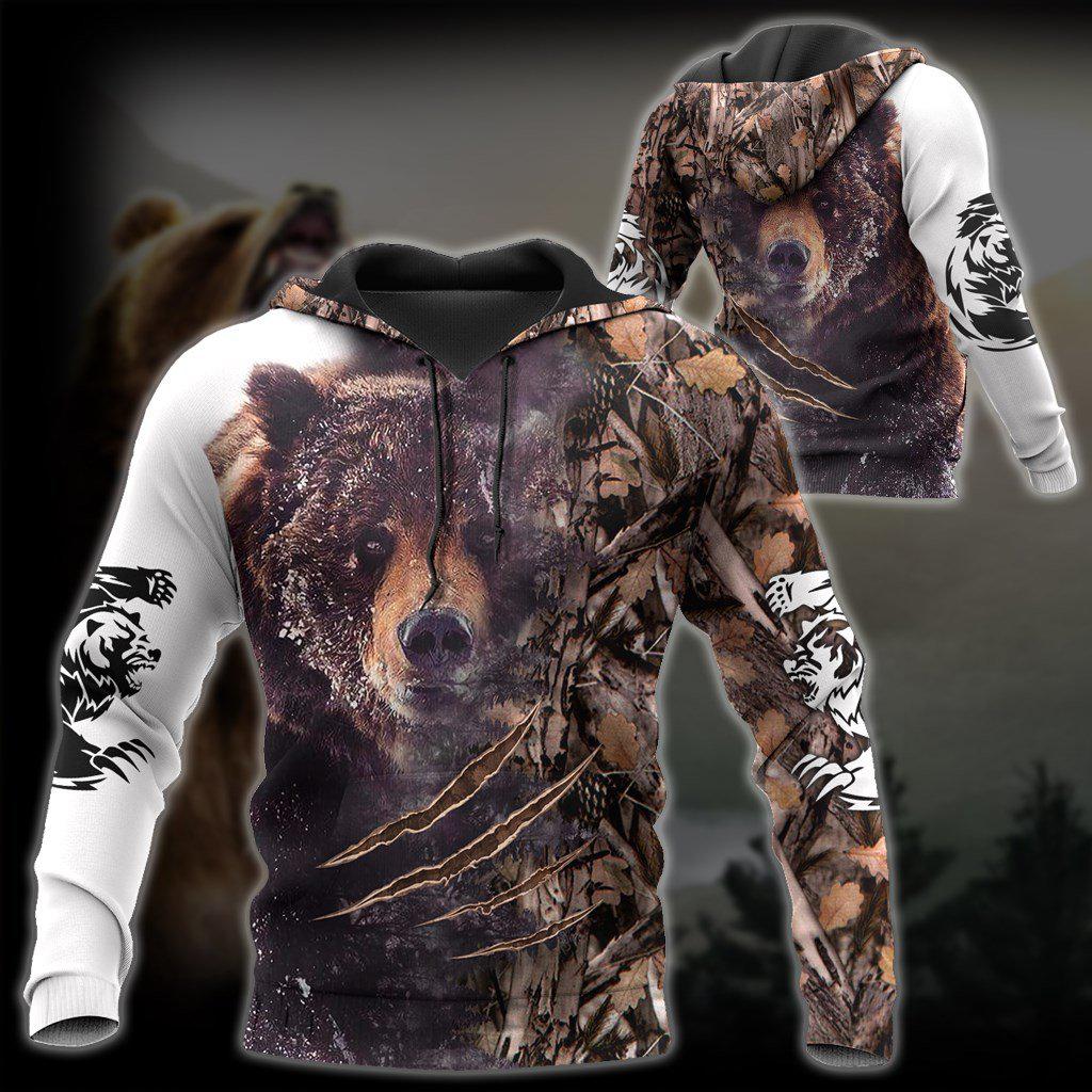 Bear Stronger Style Art – 3D Hoodie