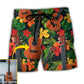 Ukulele / Adults / S Guitar Various Style Tropical Custom Photo - Beach Short - Owls Matrix LTD