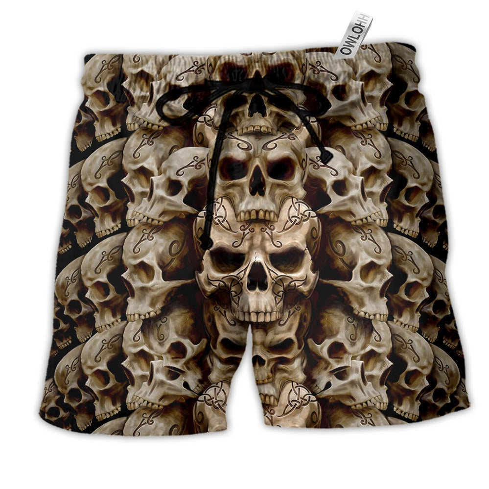 Skull Dark Inside Everyone - Beach Short - Owls Matrix LTD