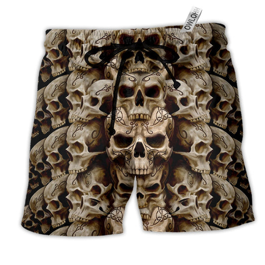 Skull Dark Inside Everyone - Beach Short - Owls Matrix LTD