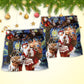 Santa Is Coming Christmas Fun – Beach Short