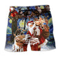 Santa Is Coming Christmas Fun – Beach Short