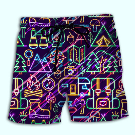 Camping Stunning Symbol Art – Beach Short