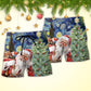 Christmas Secret Gift Surprise Art – Beach Short