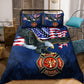 American Eagle Firefighter Love Bedding Cover For Nature Bedroom Decor