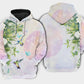 Unisex Hoodie / S Bird happy with flowers - Bomber jacket - BOMJ03NVC310821 - Owls Matrix LTD