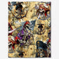 Skull Pirate Hunting Flannel Blanket For Cozy Bedroom And Sofa Decor