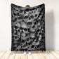 Skull No Fear No Pain Flannel Blanket For Soft Bed Couch And Home Comfort