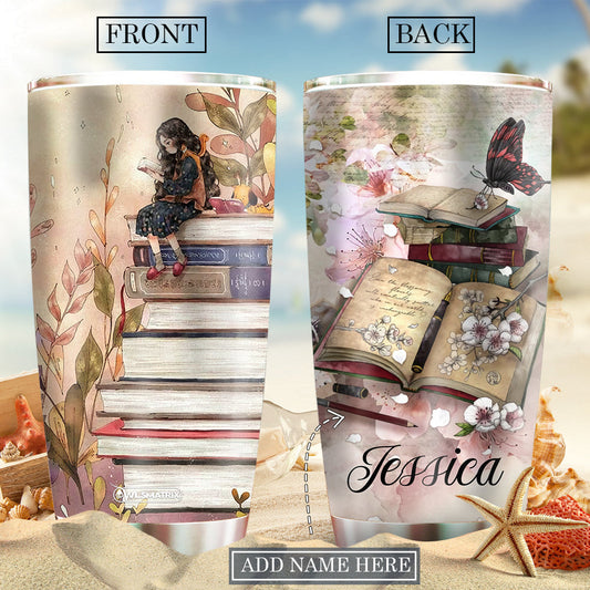 Book Is My Life And Love Personalized 20 Oz Tumbler