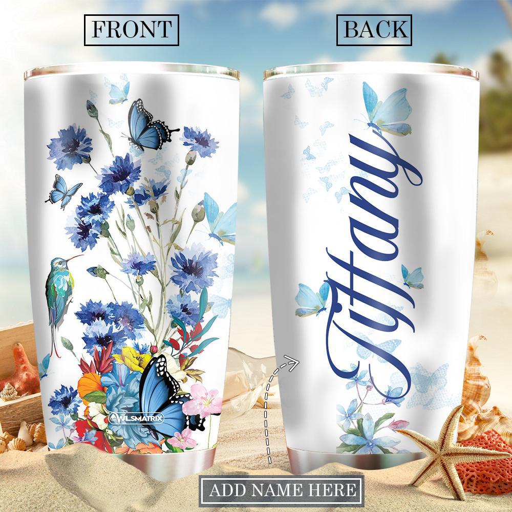 Butterfly Beautiful In Sky Personalized 20 Oz Tumbler For Office Desk Road Trips Camping And Daily Hydration