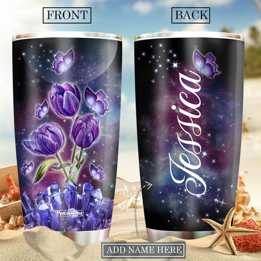 Butterfly Beautiful In Sky Personalized 20 Oz Tumbler For Home Office Car Cup Holder And Outdoor Adventures