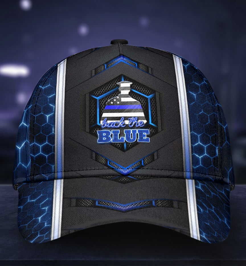Back The Blue Neon Police – Classic Cap