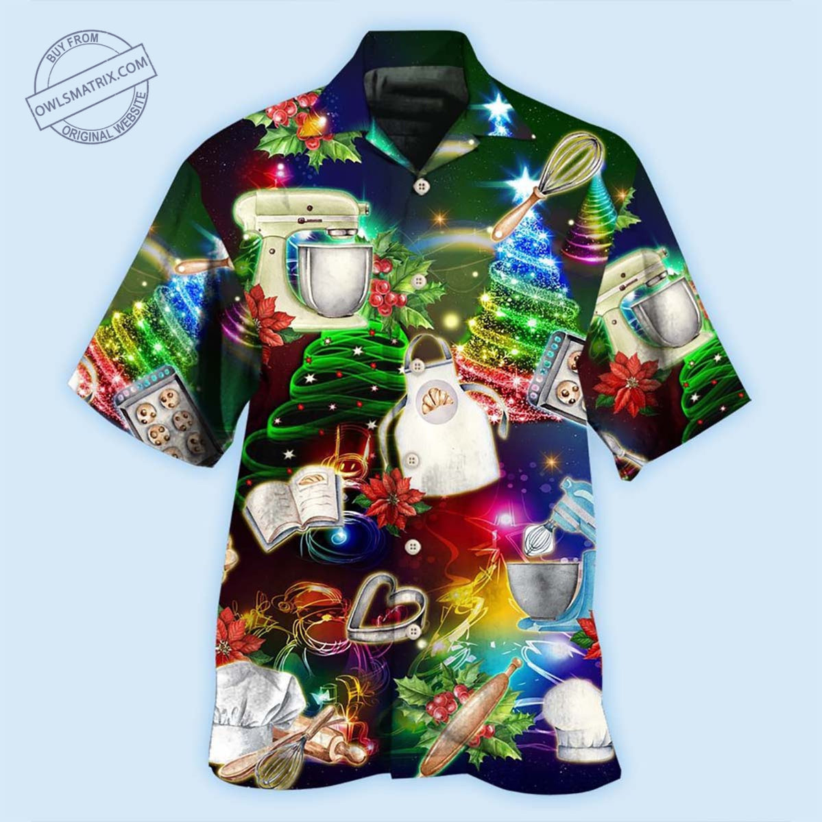 Hawaiian Shirt / Adults / S Baking Lover Amazing Christmas - Hawaiian Shirt - HAWS02TNH101121 - Owls Matrix LTD