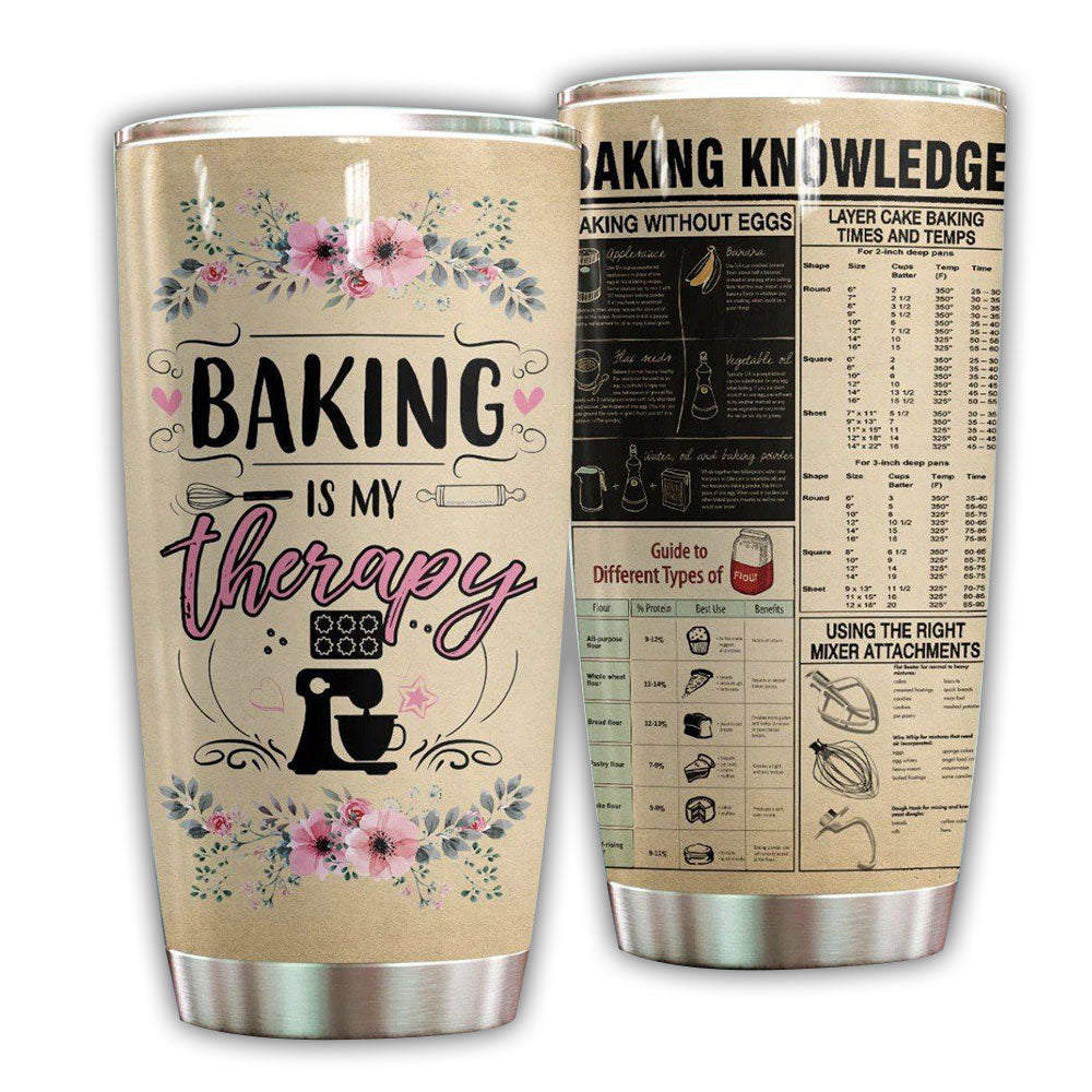 Baking Lover 20 Oz Tumbler For Coffee Travel And Daily Use
