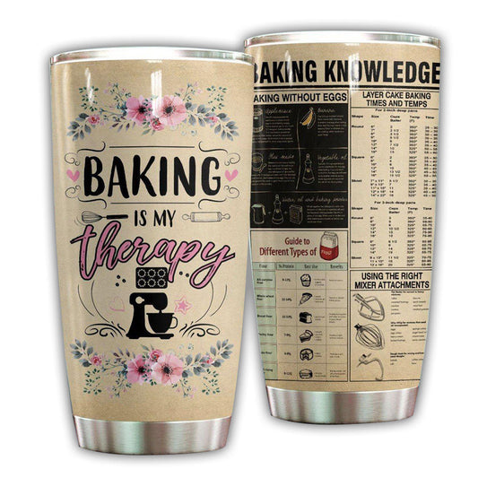 Baking Lover 20 Oz Tumbler For Coffee Travel And Daily Use