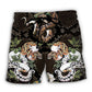 Ball Python Tropical Flower Lover - Beach Short