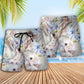 Ballet Dance Floral - Beach Short - Owls Matrix LTD