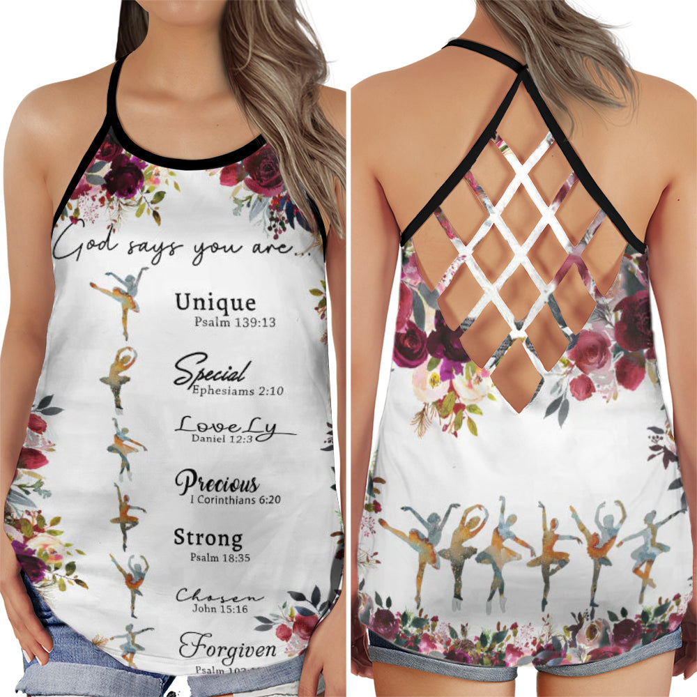 Ballet Is My Soul Floral – Hollow Tank Top