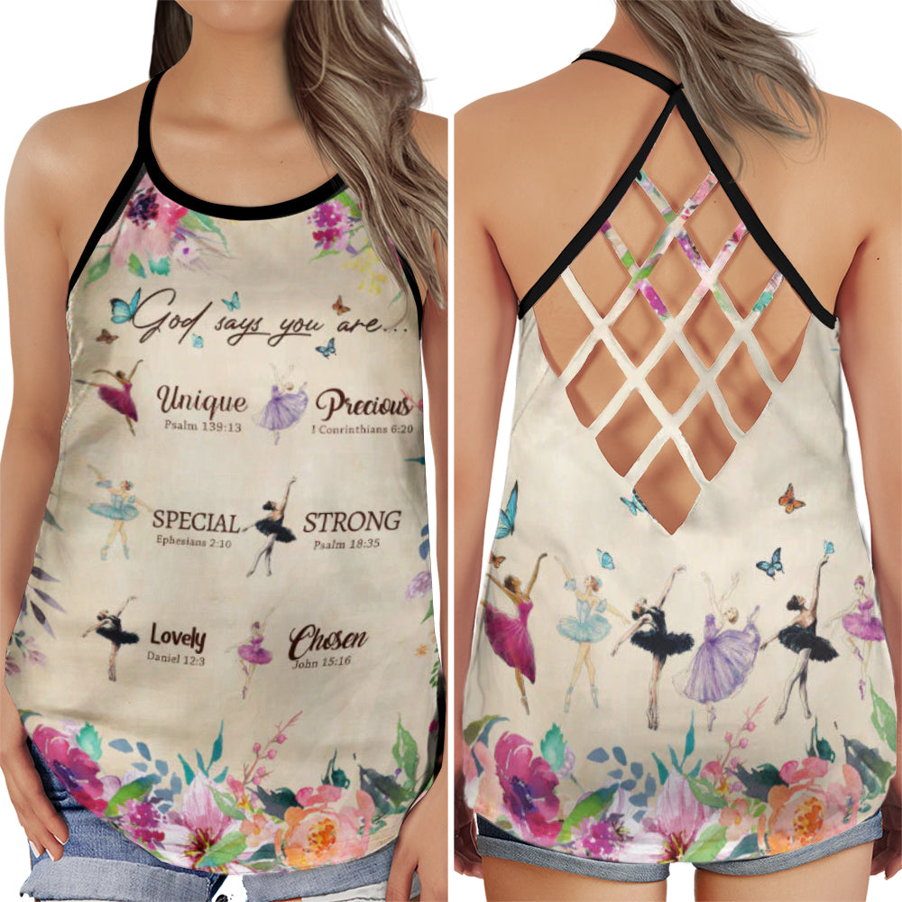 Ballet Is My Soul Faith Message – Hollow Tank Top