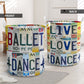 Ballet Dance Live Love License Plate - Laundry Basket - Owls Matrix LTD